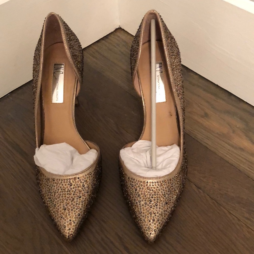 Inc. champagne heels
